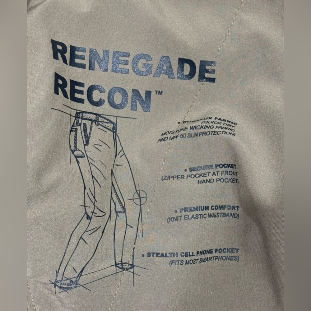 🏔️ KÜHL Renegade Recon Performance Pants – Men’s 36x32 – Tan / Khaki - Picture 4 of 11